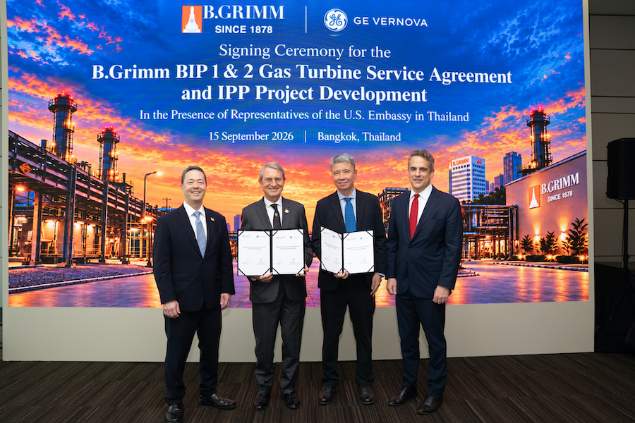 บี.กริม เพาเวอร์ ผนึก GE Vernova ขับเคลื่อนการเติบโตพลังงานระดับภูมิภาคอาเซียน